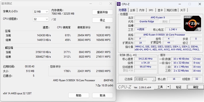 主流平台最强生产力工具！锐龙9 9950X/9900X首发评测：比i9-14900KS强13.9%