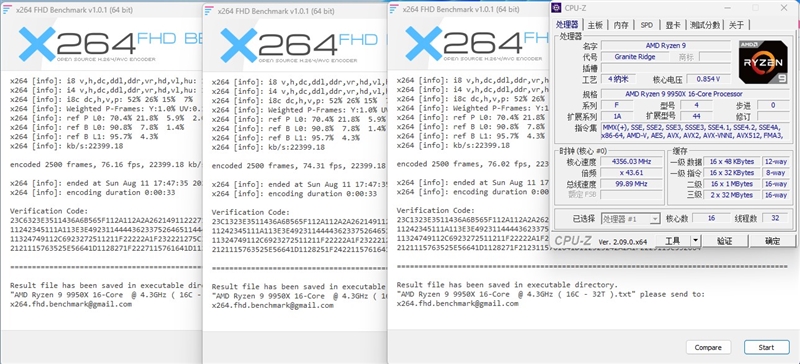 主流平台最强生产力工具！锐龙9 9950X/9900X首发评测：比i9-14900KS强13.9%