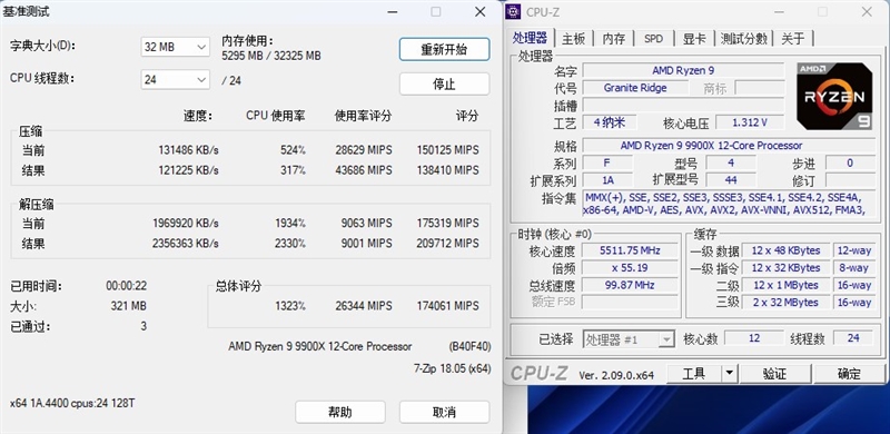 主流平台最强生产力工具！锐龙9 9950X/9900X首发评测：比i9-14900KS强13.9%