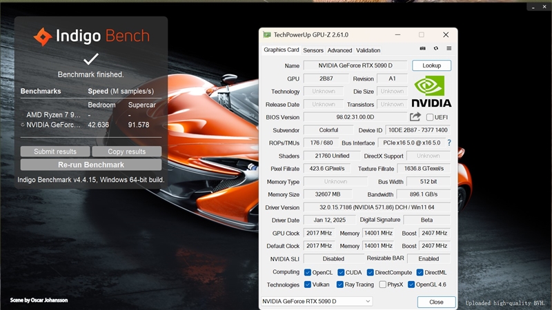 十年来最高效GPU！NVIDIA RTX 5090D首发评测：原生性能提升30% DLSS 4一骑绝尘