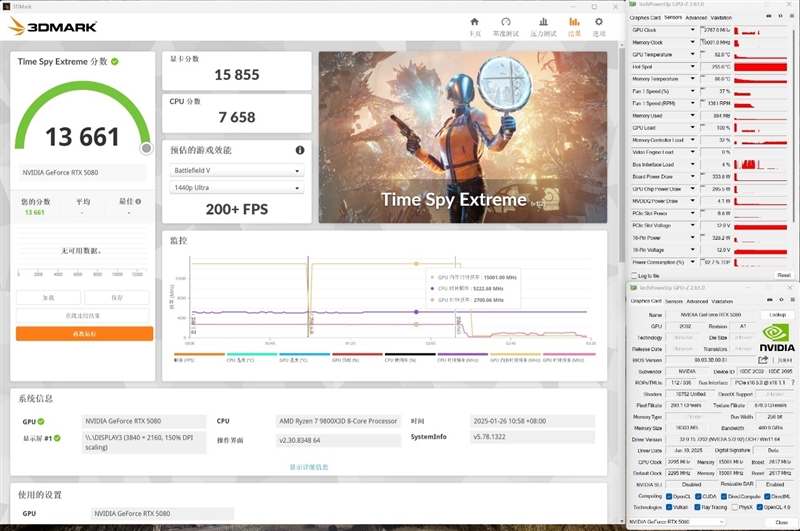 Blackwell的真正实力！GeForce RTX 5080 FE首发评测：功耗低于RTX 4080、性能接近RTX 4090D